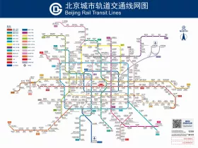 Mapa pekinského metra