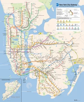 Mapa metra v New Yorku