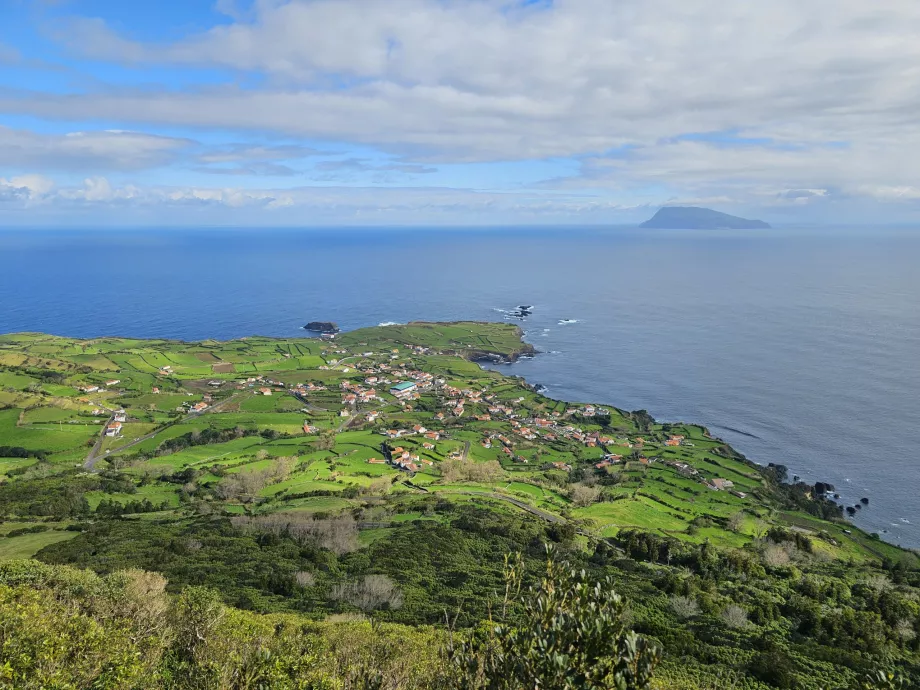 Pohľad na dedinu Ponta Delgada