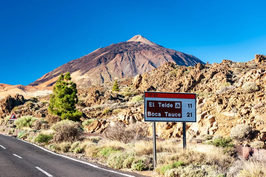 Značka na Teide