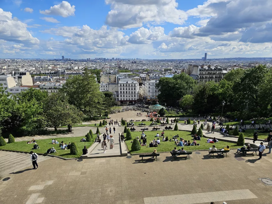 Pohľad zo Sacre Coeur