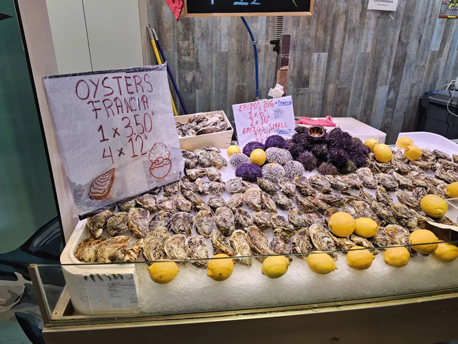 Obchod Mercat de la Boqueria