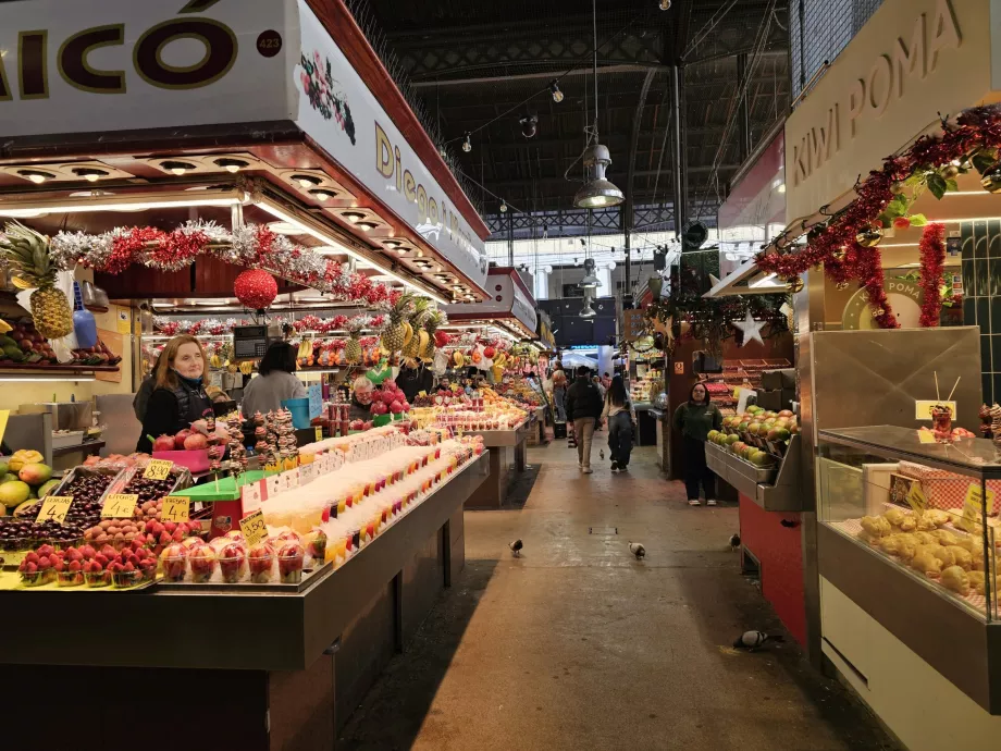 Obchod Mercat de la Boqueria