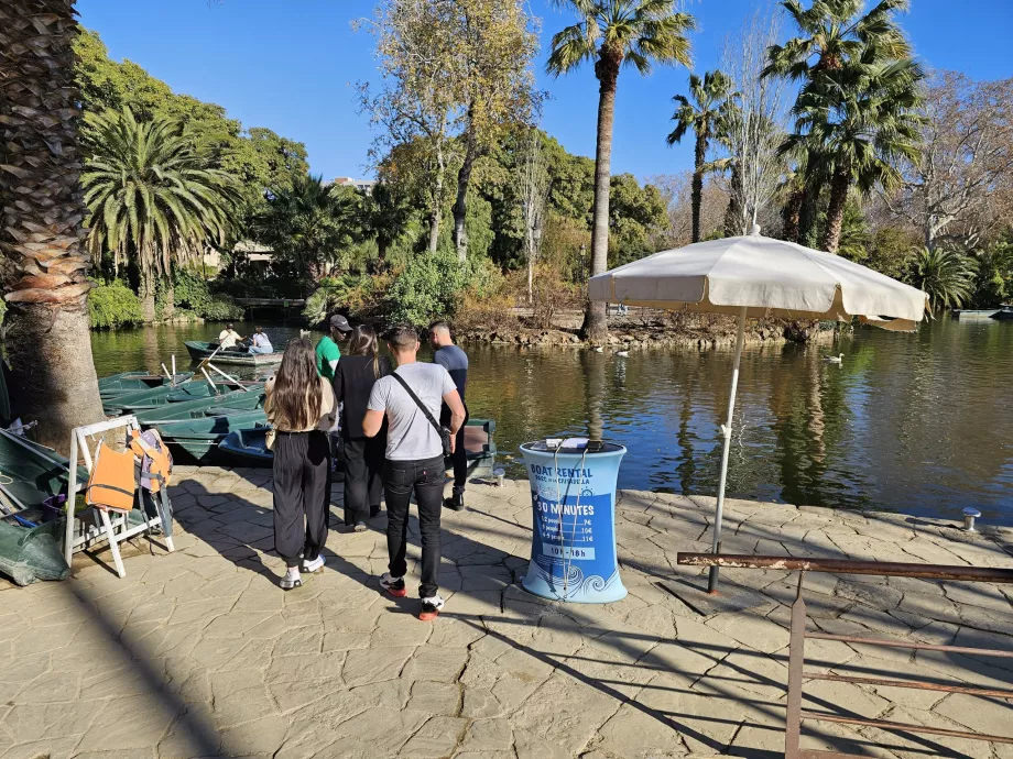 Požičovňa lodí, Parc de la Ciutadella