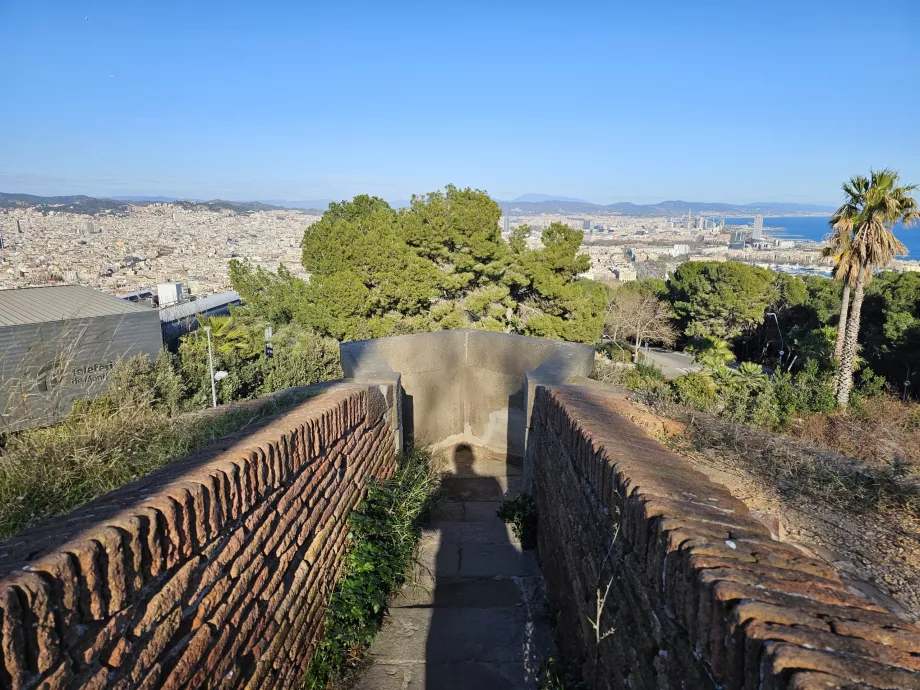 Castell de Montjuic, pohľad