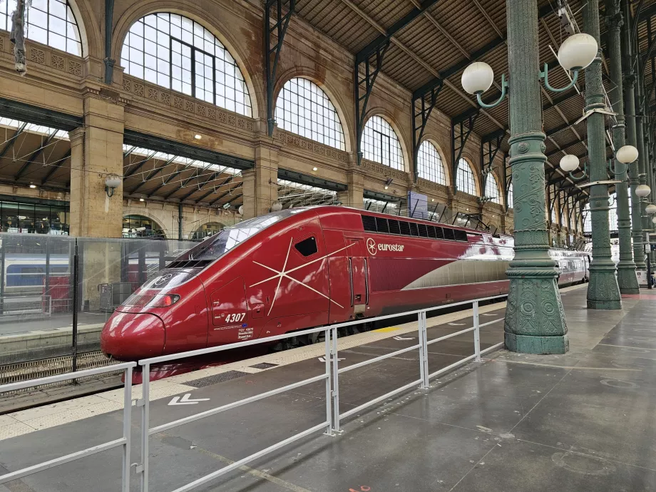 Eurostar na Gare du Nord