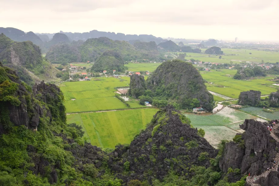 Krasová oblasť Ninh Binh, Vietnam