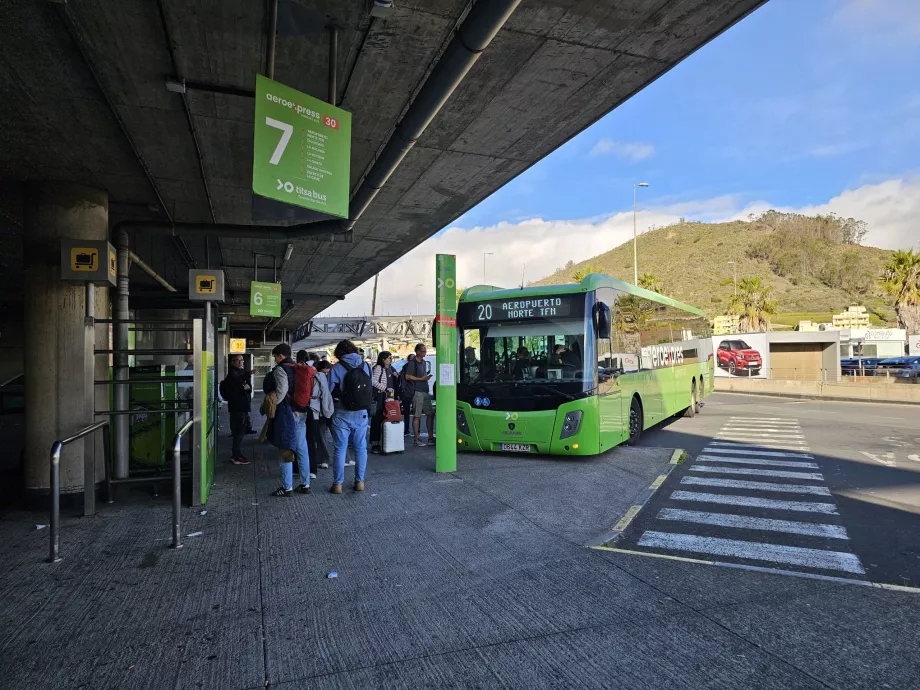 Autobus 20 do Santa Cruz de Tenerife