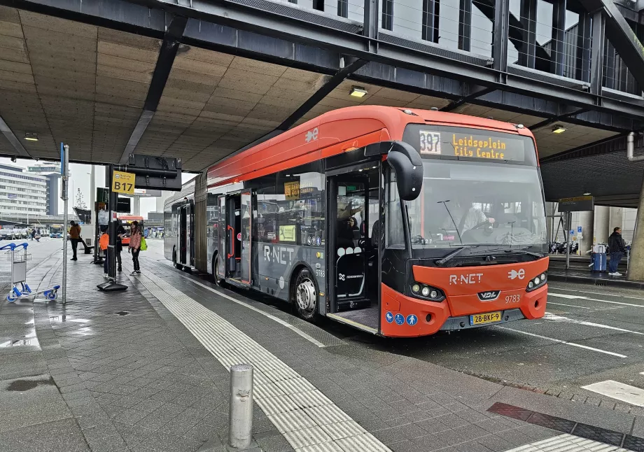 Autobusová zastávka 397, Letisko AMS