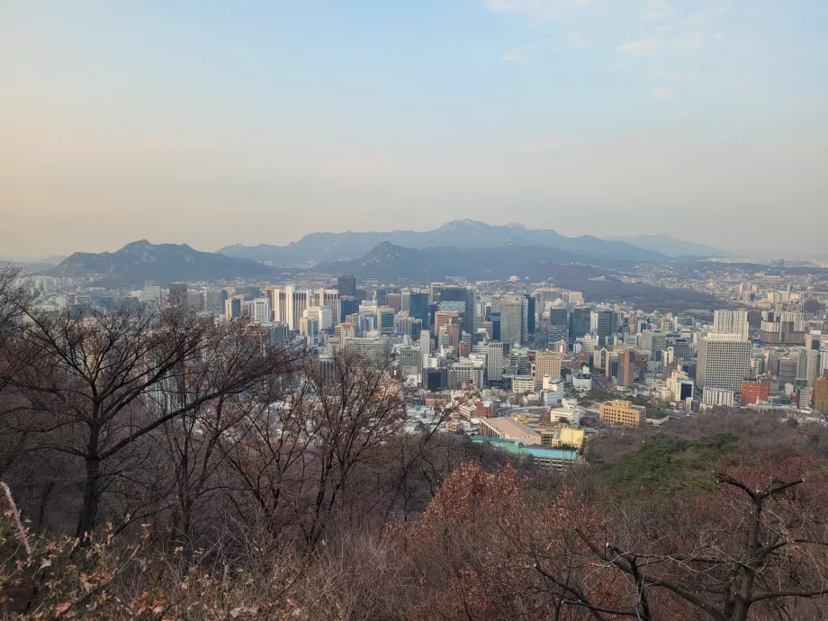 Pohľad z vrchu Namsan