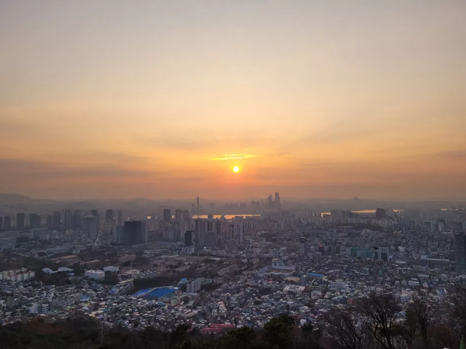 Pohľad z vrchu Namsan