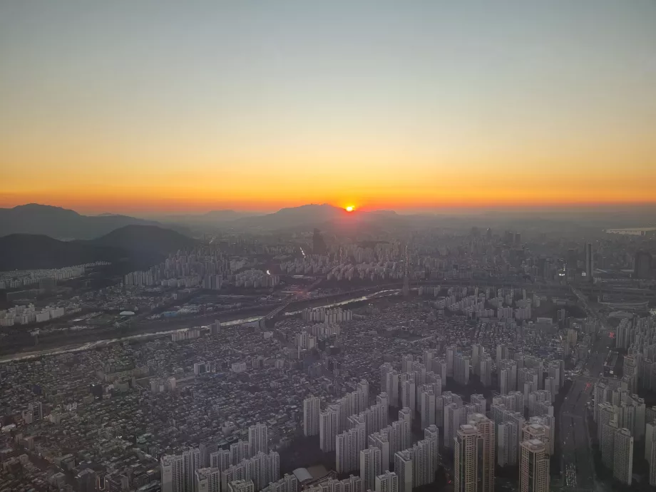 Pohľad z veže Lotte World