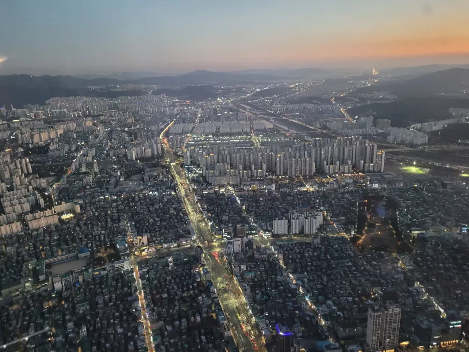 Pohľad z veže Lotte World