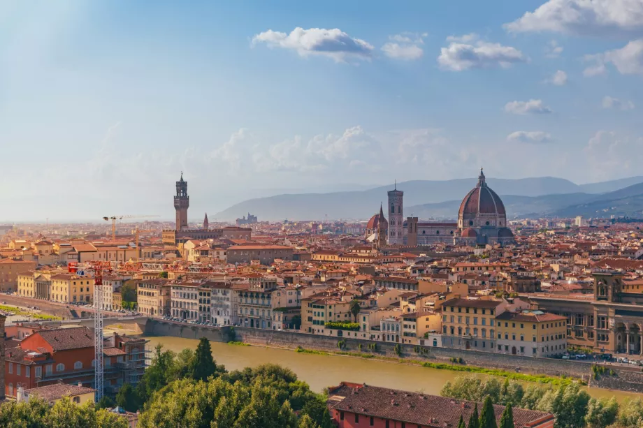 Pohľad z Piazzale Michelangelo