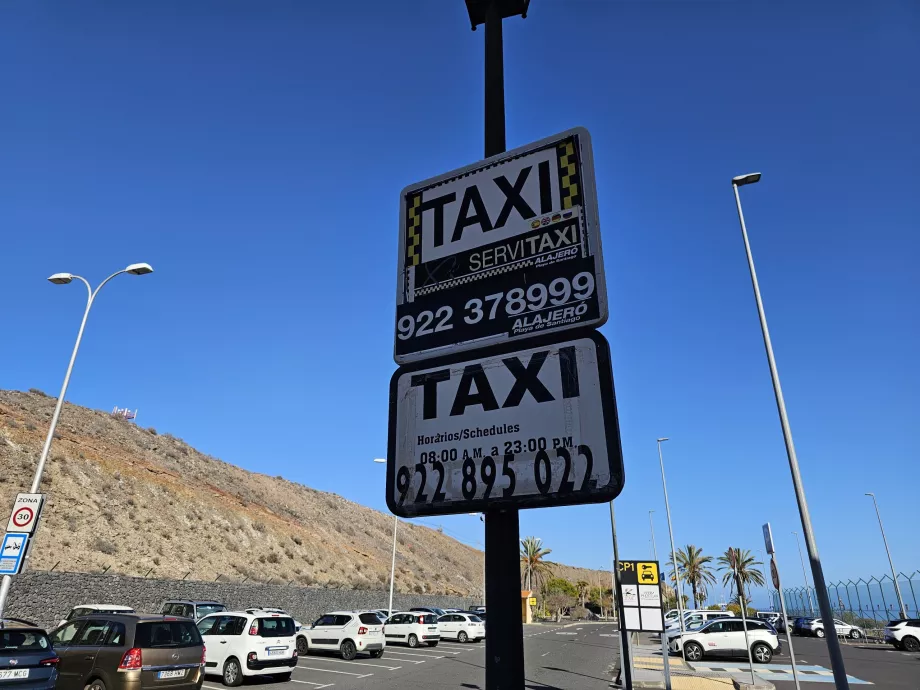 Telefónne čísla pre Taxi Gomera