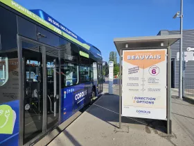 Autobusová zastávka 6 do Beauvais