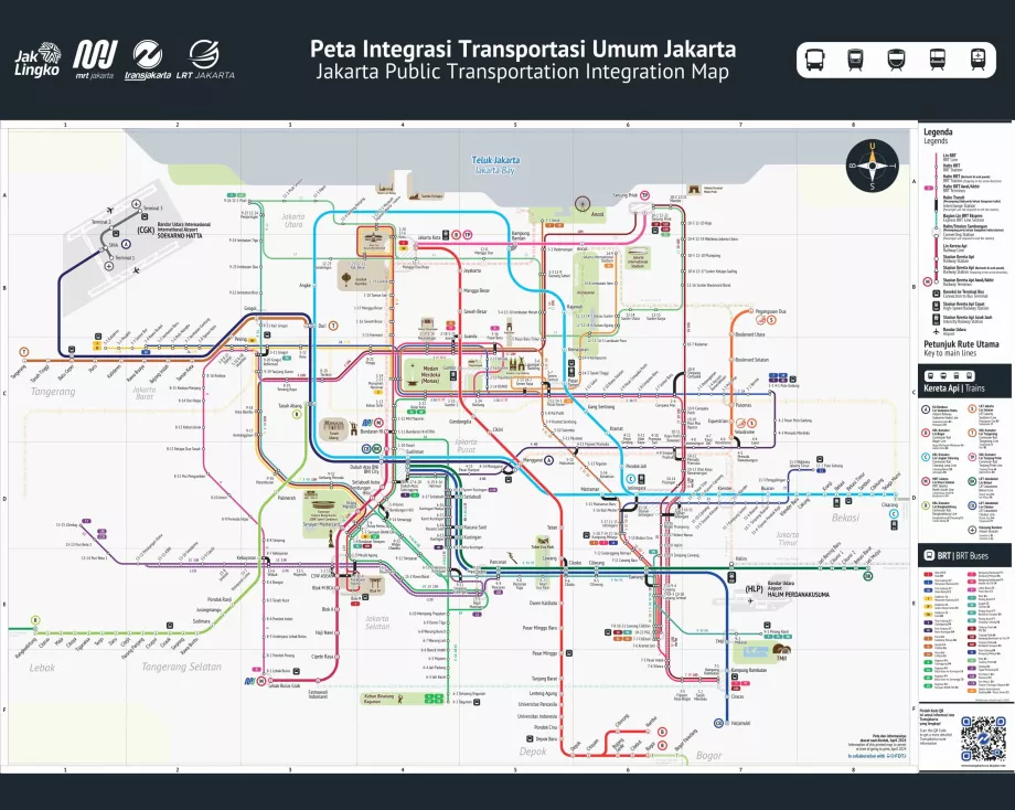 Mapa autobusov, vlakov a metra