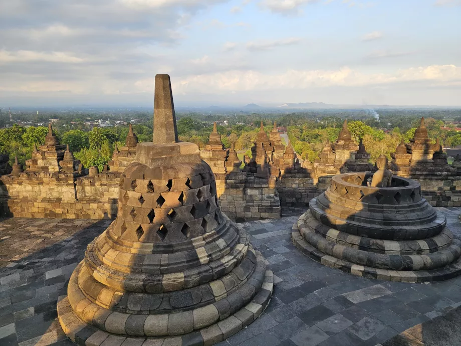 Chrám Borobudur, pohľad