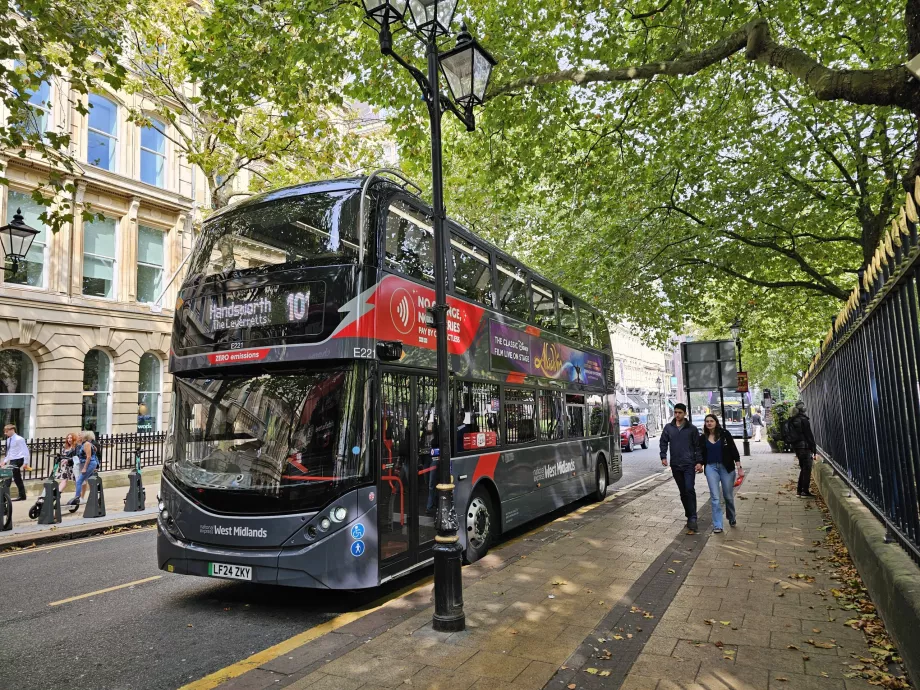 Autobus v Birminghame