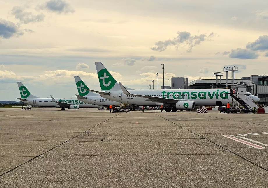 Lietadlo Transavia, letisko Orly