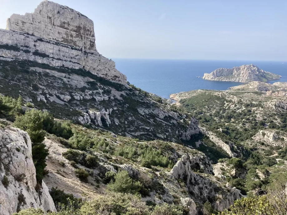 Pohľad na Calanques