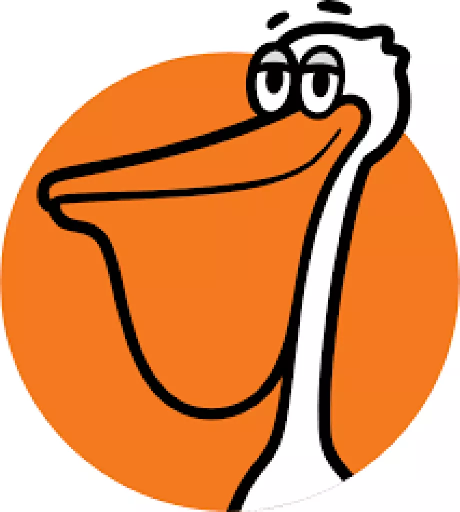 Logo Pelikan zľava