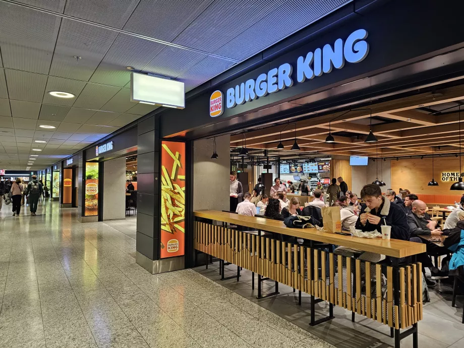 Potravinový dvor, Burger King (tranzitná zóna)