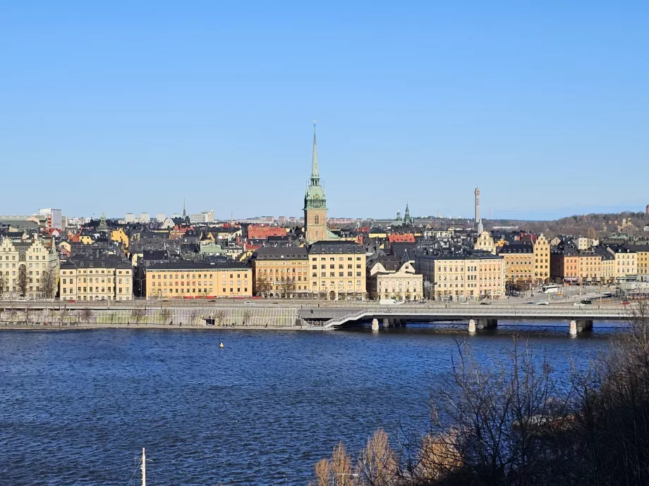 Pohľad z ulice Monteliusvägen