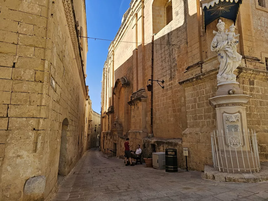 Ulice starého mesta Mdina