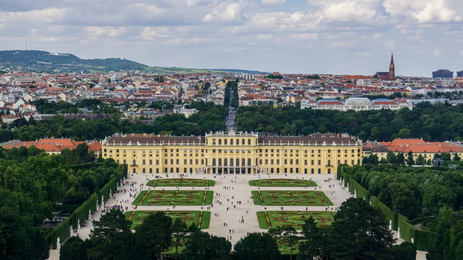 Pohľad na Schönbrunn