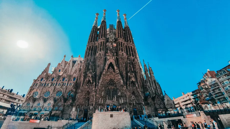 Fasáda katedrály Sagrada Família