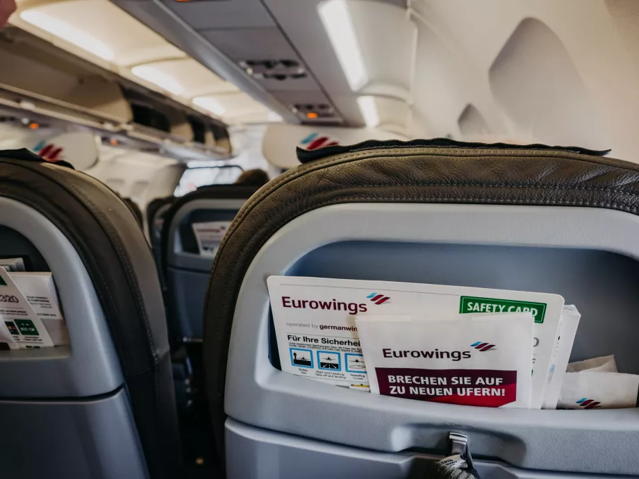 Kabína spoločnosti Eurowings