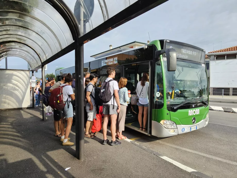 Autobusová linka 6 smer Treviso