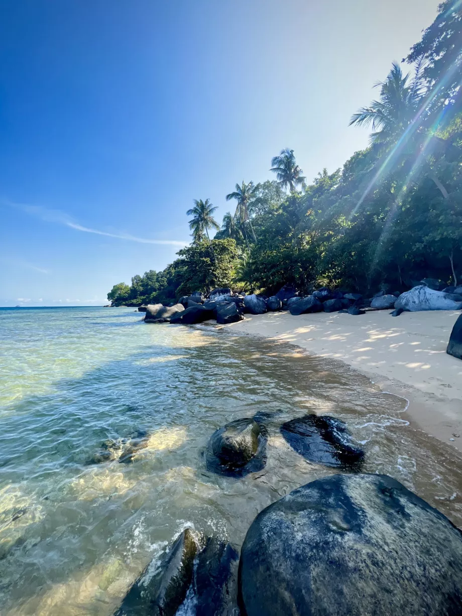 Pláž Genting pri letovisku Melina, Tioman