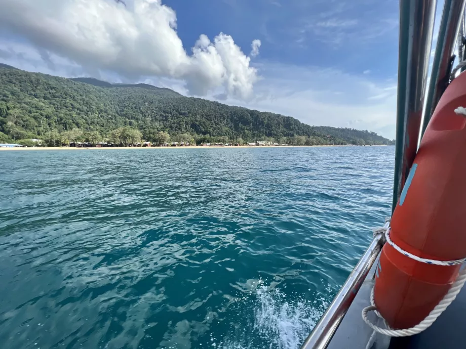 Námorný taxík a Tioman